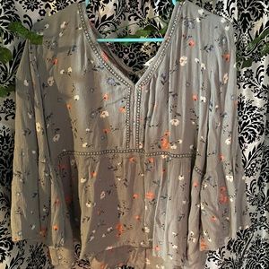 Flowy Floral Fall Top